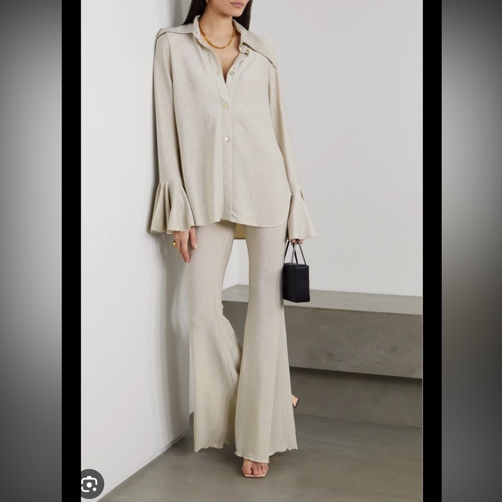 SLEEPER (2)TWO PIECE SET: Stardust Lurex Lounge Suit